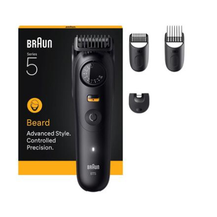 Braun Beard Trimmer | Series 5 BT5520 | Cordless | Number of length steps 40 | Черный