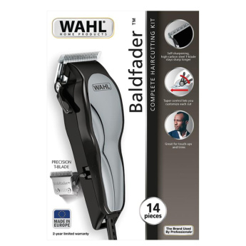 Wahl Hair clipper 20107.0460 Baldfader Black, Chrome