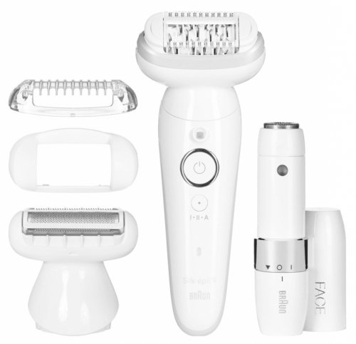 Braun Silk-épil 9 9-341 epilator 40 tweezers White