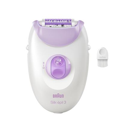 Braun Epilator | SE3-000 Silk épil 3 | Number of power levels 2 | White/Purple