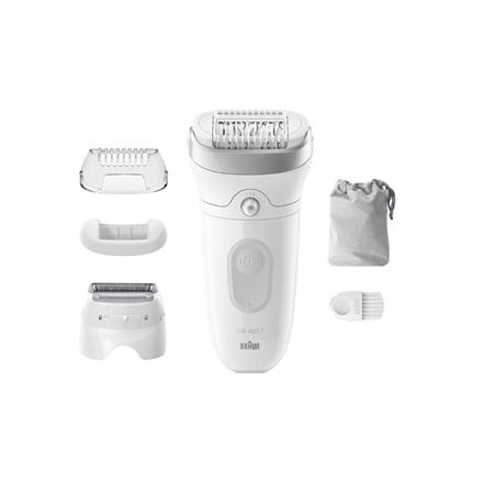 Braun Epilator | SE7-041 Silk épil 7 | Number of power levels 2 | Wet & Dry | White/Silver 438173