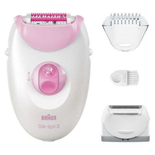 Braun Silk epil 3, valge/roosa - Epilaator / SE3031