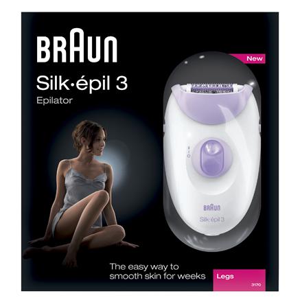 Braun Epilator Silk-Epil 3 SE3170 L Bulb lifetime (flashes) Not applicable Number of power levels 2 White/Purple