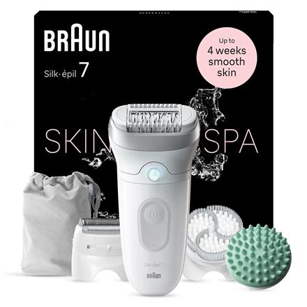 Braun | Epilator | Silk-épil SE7-081 | Operating time (max) 40 min | Number of power levels 1 | Wet & Dry | White