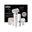 Braun Epilator | SES9-360 Silk épil 9 Flex 3D | Operating time (max) 50 min | Number of power levels 1 | Wet & Dry | Белый/Rose