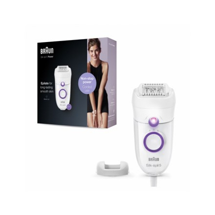 Braun Silk-epil SE5505P Epilator Valge Braun Silk-epil SE5505P Epilator Valge