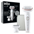Braun Epilator | SES9-030 Silk épil 9 | Operating time (max) 50 min | Number of power levels 2 | Wet & Dry | Valge/Rose