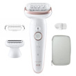 Braun Epilator | SES9-030 Silk épil 9 | Operating time (max) 50 min | Number of power levels 2 | Wet & Dry | Valge/Rose