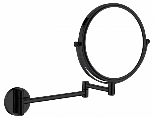 Cosmetic mirror on a movable arm - double-sided