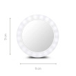 Ecomed 23603 makeup mirror Freestanding Round White