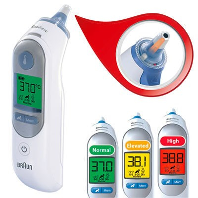 Braun ThermoScan 7 Remote sensing White Ear