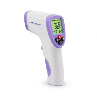 Esperanza ECT002 digital body thermometer Remote sensing thermometer Purple, White Ear, Forehead, Oral, Rectal, Underarm Buttons