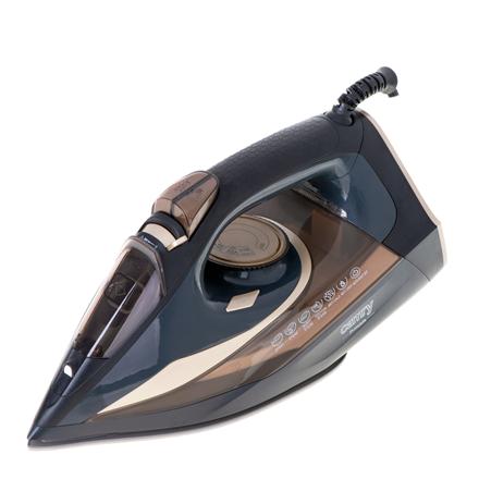 Camry | Steam Iron | CR 5036 | Steam Iron | 3400 W | Water tank capacity 360 ml | Continuous steam 50 g/min | Black/Gold