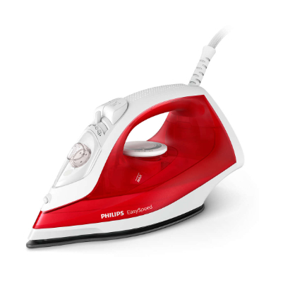 Philips EasySpeed Steam iron GC1742/40 2000W, Non Stick, CoS 25g, SOS 90g, Calc Clean, 220ml, Red