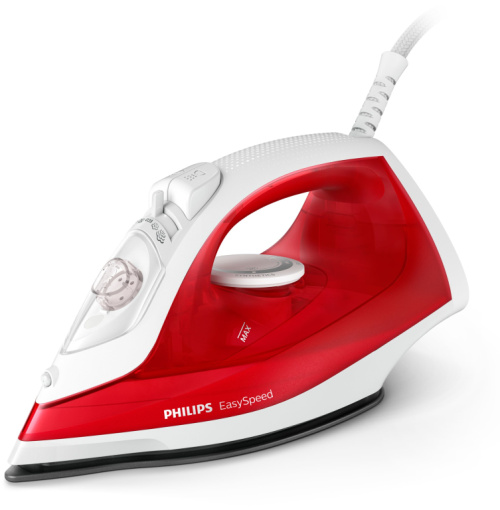 Philips EasySpeed Steam iron GC1742/40 2000W, Non Stick, CoS 25g, SOS 90g, Calc Clean, 220ml, Red