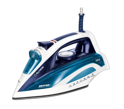 MPM MZE-21/NS Steam Iron 2800 Watt Blue