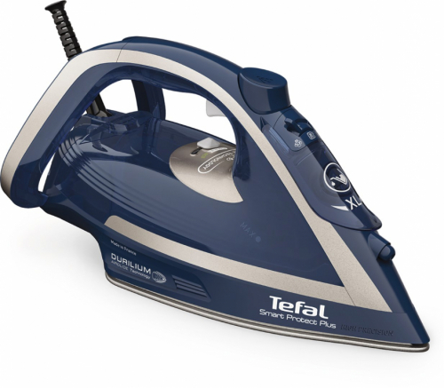 Tefal Smart Protect Plus FV6872 Dry & Steam iron Durilium AirGlide soleplate 2800 W Blue