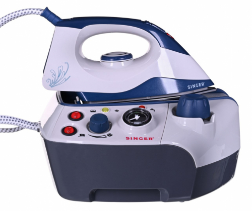 SINGER SHG6201 steam ironing station 850 W 1.2 L Stainless Steel soleplate Black, Blue, Grey