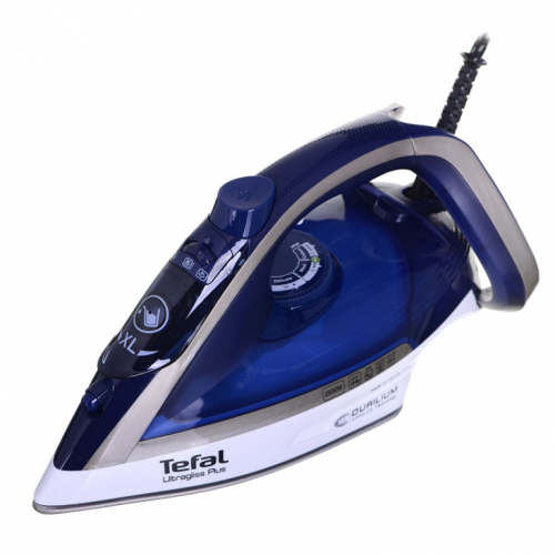 Tefal Ultimate Pure FV6812E0 iron Steam iron 2800 W Blue, Silver