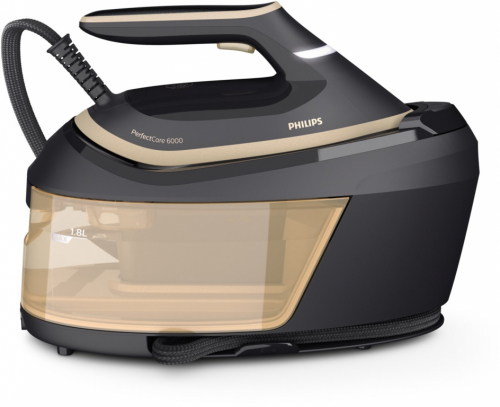 Philips PSG6064/80 steam ironing station 2400 W 1.8 L SteamGlide Advanced Black, Gold