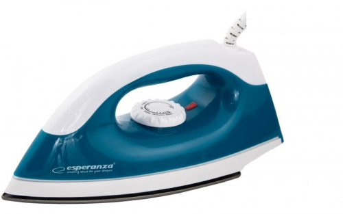 Esperanza TRAVEL IRON SMOOTHER Dry iron Non-stick soleplate 1200 W Blue, White