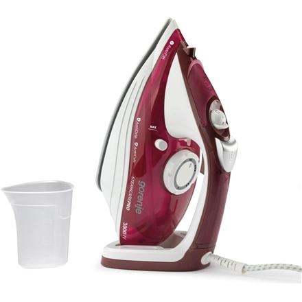 Gorenje | Steam Iron | SIH3000RBC | Steam Iron | 3000 W | Water tank capacity 350 ml | Continuous steam 40 g/min | Steam boost performance 105 g/min | Red/White