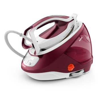 Tefal GV9220 steam ironing station 2600 W Durilium AirGlide Autoclean soleplate Burgundy, White