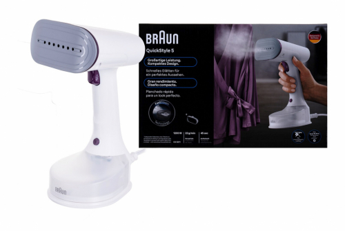 Braun QuickStyle 5 GS 5011 Handheld garment steamer 0.15 L 1200 W Violet, White