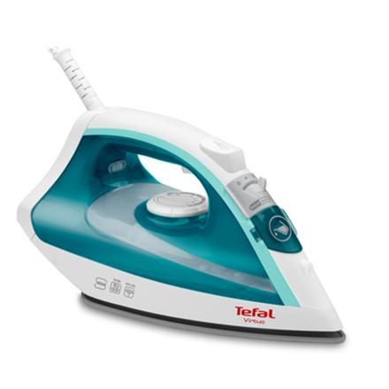 TEFAL | Steam Iron | FV1710 | Steam Iron | 1800 W | Water tank capacity 200 ml | Continuous steam 24 g/min | Steam boost performance 80 g/min | White/Green