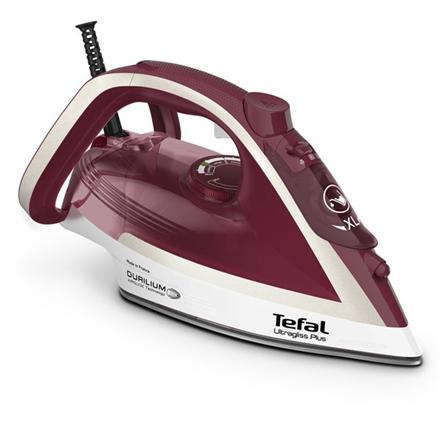 TEFAL | FV6810E0 Ultragliss Plus | Steam Iron | 2800 W | Water tank capacity 270 ml | Continuous steam 50 g/min | Steam boost performance 250 g/min | Red/White