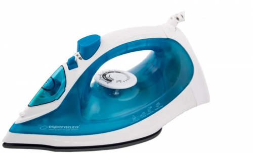 Esperanza EHI002 iron Steam iron Ceramic soleplate Blue,White 2200 W