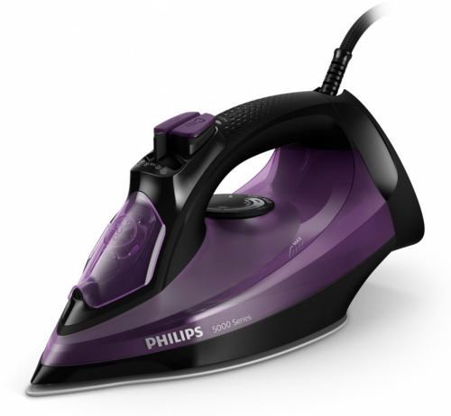 Philips | DST5030/80 | Steam Iron | 2400 W | Water tank capacity 320 ml | Continuous steam 45 g/min | Steam boost performance  g/min | Dark Purple