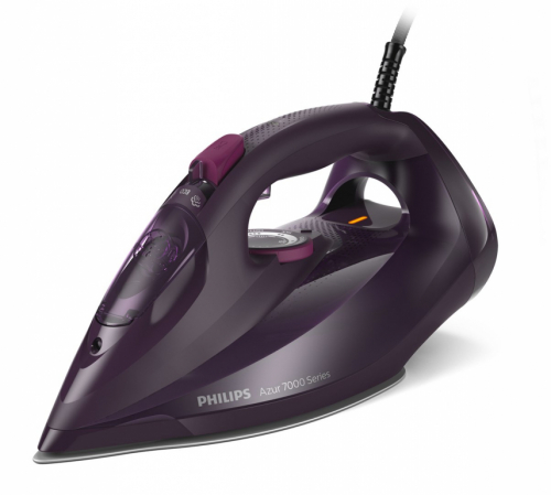 Philips 7000 series DST7061/30 iron Steam iron SteamGlide Elite soleplate 3000 W Purple