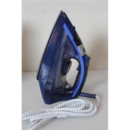 Taastatud. Tefal FV1713E0 Virtuo Steam iron, Dark Blue | TEFAL | FV1713E0 Virtuo | Steam Iron | 2000 W | Water tank capacity 200 ml | Continuous steam 24 g/min | Dark Blue | USED, WATER MARKS, SCRATCHES