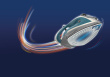 Tefal Ultragliss Anti-Calc Plus FV6842 Steam iron 2800 W Blue, Silver