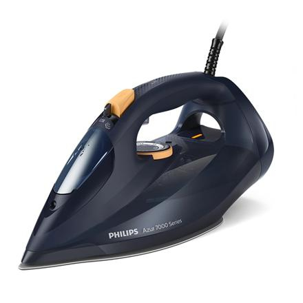 Philips DST7060/20 7000 Series | Steam Iron | 3000 W | Water tank capacity 300 ml | Continuous steam 55 g/min | Steam boost performance 250 g/min | Blue/Yellow