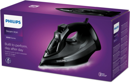 Philips | DST5040/80 | Steam Iron | 2600 W | Water tank capacity 320 ml | Continuous steam 45 g/min | Steam boost performance 200 g/min