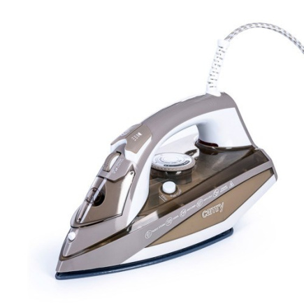 Camry CR 5018 Steam iron Ceramic Ultra Glide Brown,Grey,Valge 3000 W