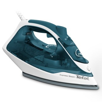 Tefal FV2839 Dry & Steam iron Cerilium soleplate 2400 W Blue, Valge