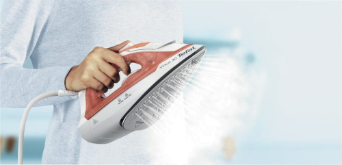 Tefal Virtuo 30 FV2C40E0 iron Dry & Steam iron Ceramic soleplate 2000 W Peach, White