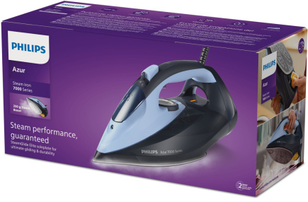 Philips 7000 series DST7041/20 HV Steam Iron Light/Dark Blue