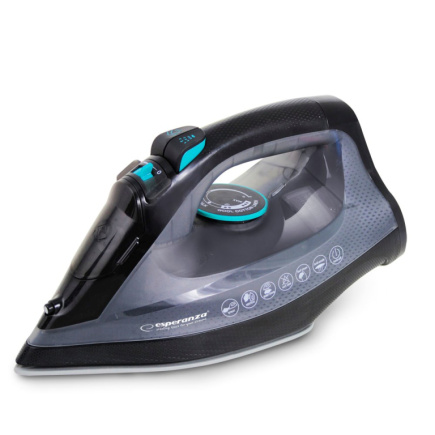 Esperanza EHI010 Steam iron Ceramic soleplate Grey, Must 2600 W