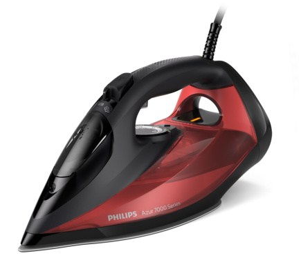 Philips 7000 series DST7022/40 iron Steam iron SteamGlide Plus soleplate 2800 W Black, Red Philips 7000 series DST7022/40 iron Steam iron SteamGlide Plus soleplate 2800 W Black, Red