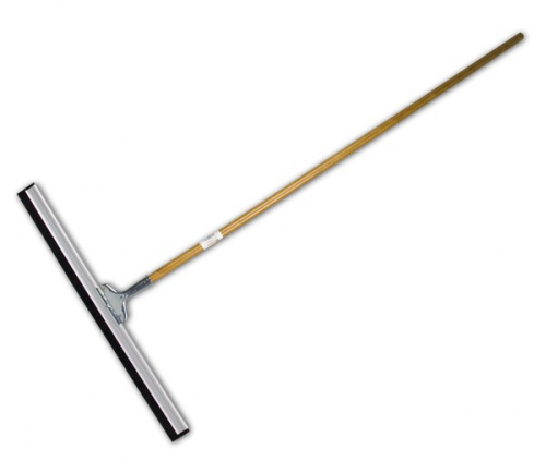 SQUEEGEE FOR WATER FROM FLOORS 75cm WOODEN HANDLE