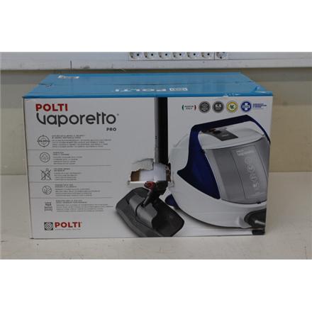 Taastatud. Polti PTEU0313 Vaporetto Pro 100 Eco Power Steam cleaner, Power 1900 W, White/Blue | Polti | Steam cleaner | PTEU0313 Vaporetto Pro 100 Eco Power | Power 1900 W | Steam pressure 5.5 bar | Water tank capacity 2 L | White/Blue | DAMAGED