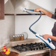 Polti Vaporetto SV460 Double Steam mop 0.3 L 1500 W Blue, White