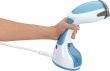 MPM MZP-01 Steam iron Stainless Steel soleplate 1200 W Blue, Satin steel, Transparent, Valge