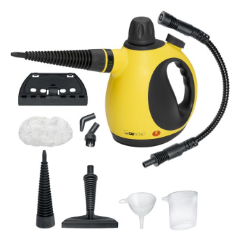 Clatronic DR 3653 Portable steam cleaner 0.25 L 1050 W Must, Yellow
