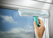 Leifheit 51003 electric window cleaner Blue, Valge