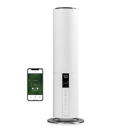 Duux | Beam Smart Ultrasonic Humidifier, Gen2 | Air humidifier | 27 W | Water tank capacity 5 L | Suitable for rooms up to 40 m² | Ultrasonic | Humidification capacity 350 ml/hr | White